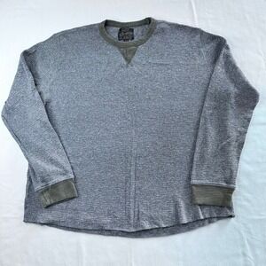 Lucky Brand Strong Boy Thermal Waffle Knit Mens XL Long Sleeve